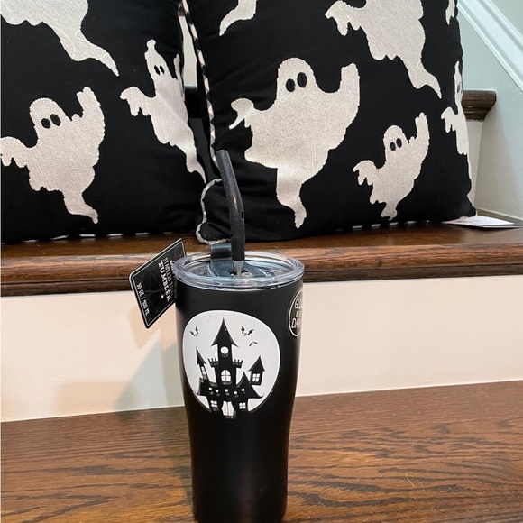BLACK HALLOWEEN “HAUNTED MANSION ” 30 OZ TUMBLER - Picture 5 of 8